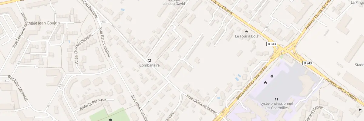 Plan du 215 Rue Combanaire à Châteauroux