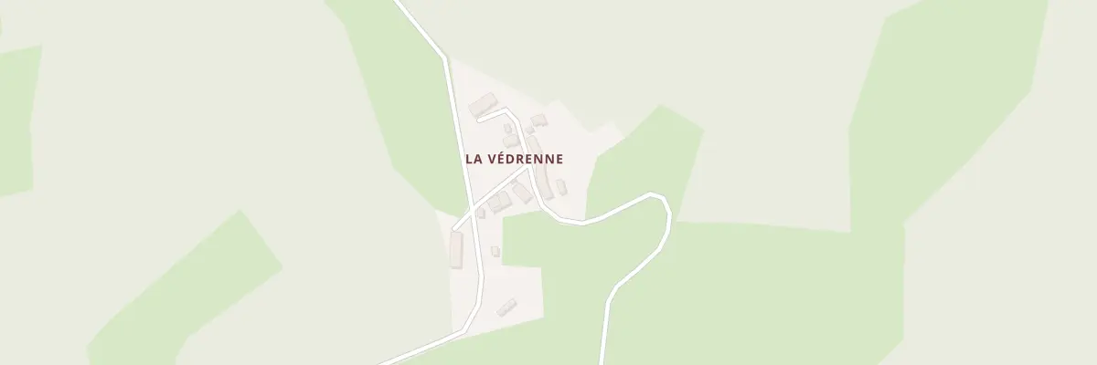 Plan du 5110 La Vedrenne à Augne