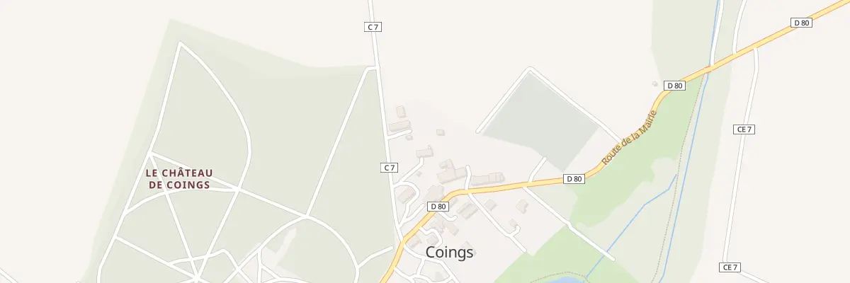 Plan du 5002 Le Bourg à Coings