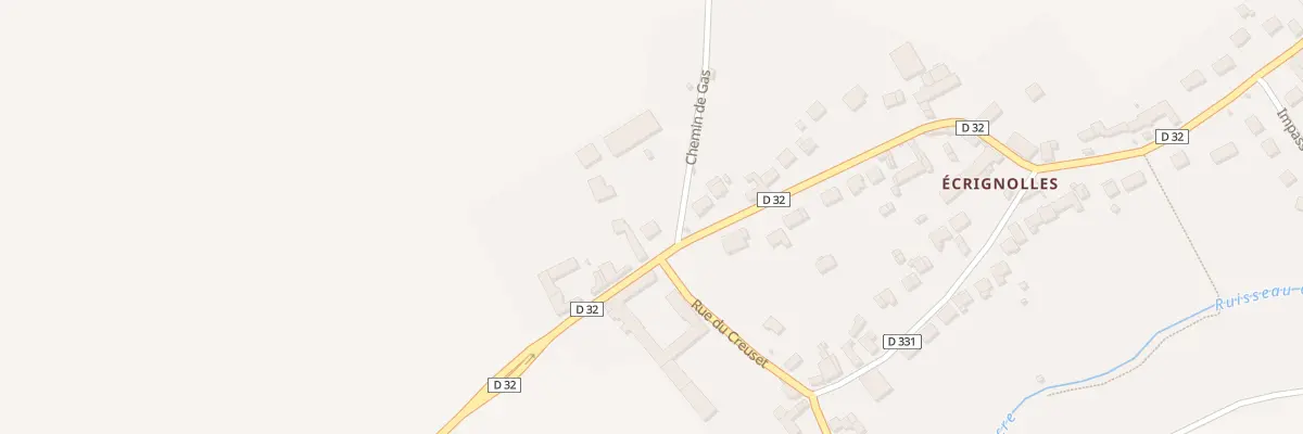 Plan du 28 Rue de Chartres à Écrosnes