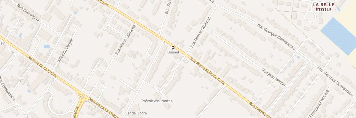 Plan du 104B Rue Pierre et Marie Curie à Châteauroux