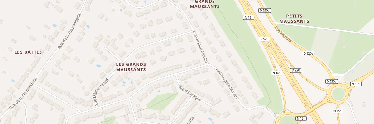 Plan du 49 Av des Maussants à Déols