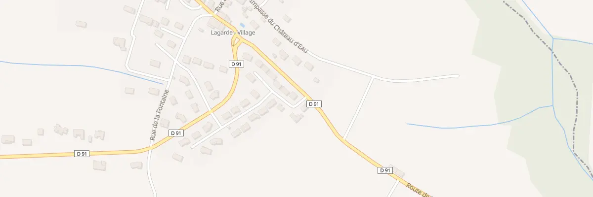 Plan du 8 Rue des Pyrénées à Lagarde