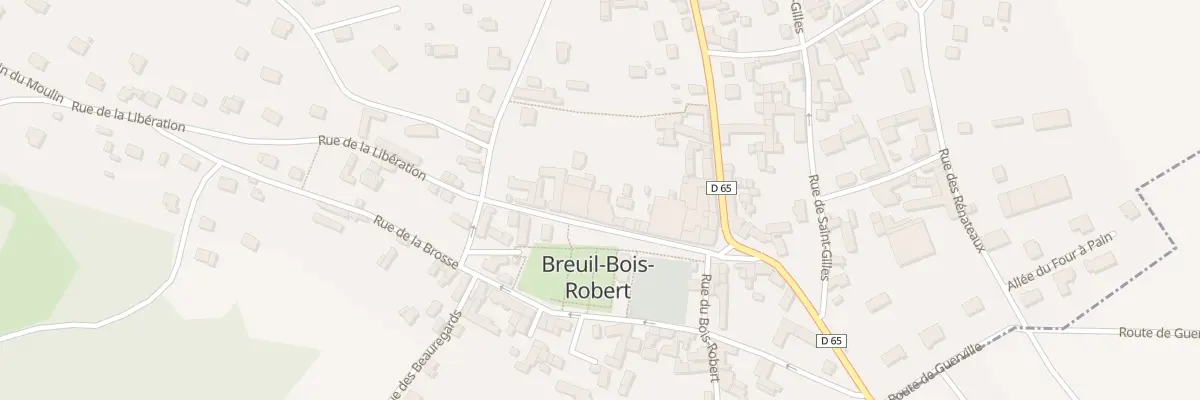 Plan du 14 Rue de la Libération à Breuil-Bois-Robert