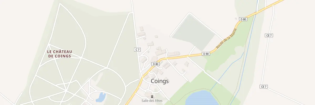 Plan du 11 Rte de la Mairie à Coings