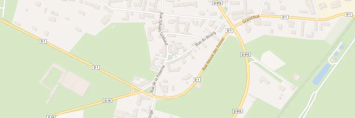 Plan du 1 Pl du Bourg à Neuf-Marché