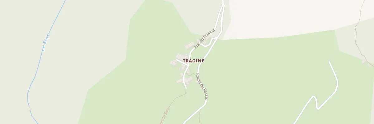 Plan du 77 Tragine à Freychenet