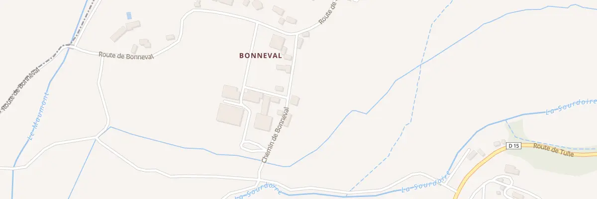 Plan du 5108 Bonneval à La Chapelle-aux-Saints
