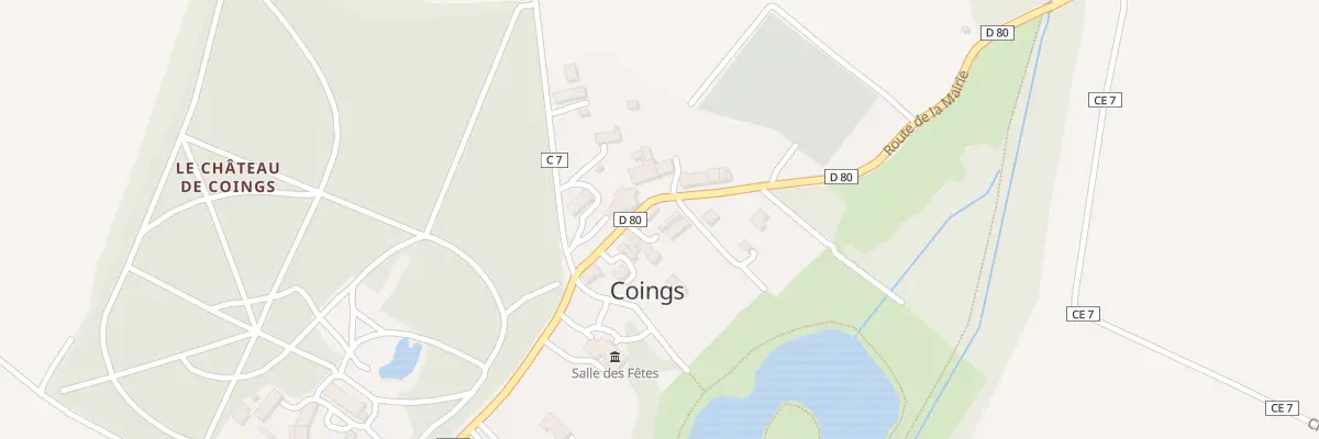 Plan du 26 Rte de la Mairie à Coings