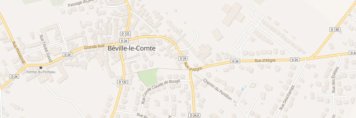 Plan du 22 Rue d’Aligre à Béville-le-Comte