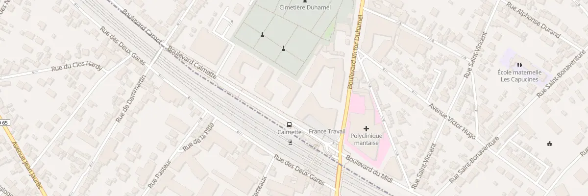 Plan du 8T Bd Calmette à Mantes-la-Jolie