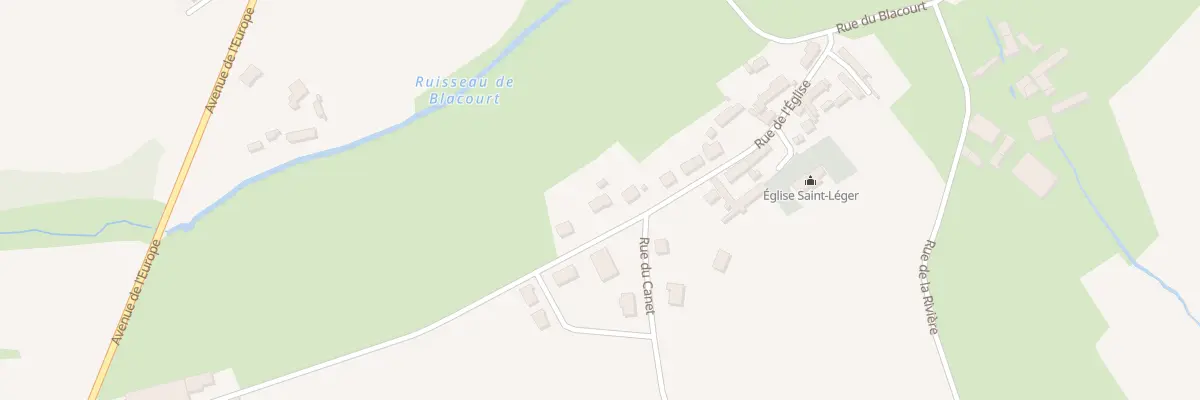 Plan du 5 Rue de L’Eglise à Leulinghen-Bernes