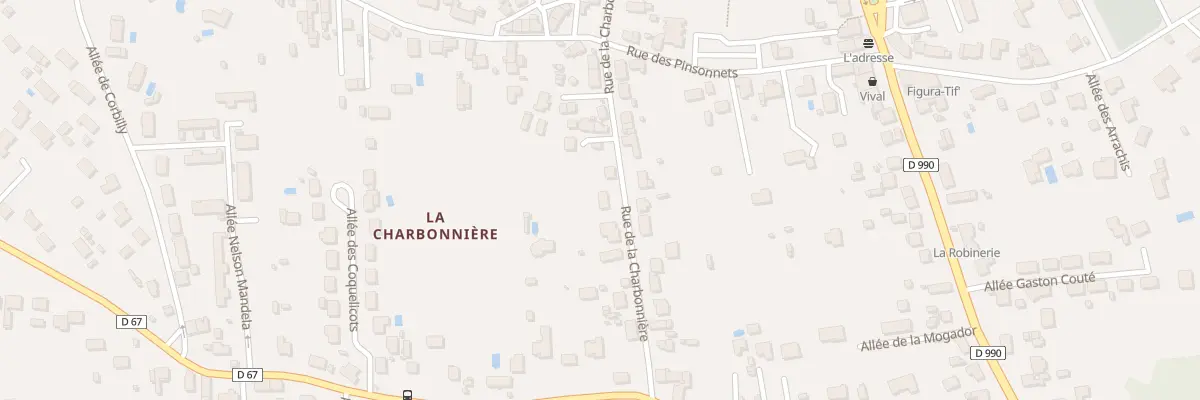 Plan du 13 Rue de la Charbonnière au Poinçonnet