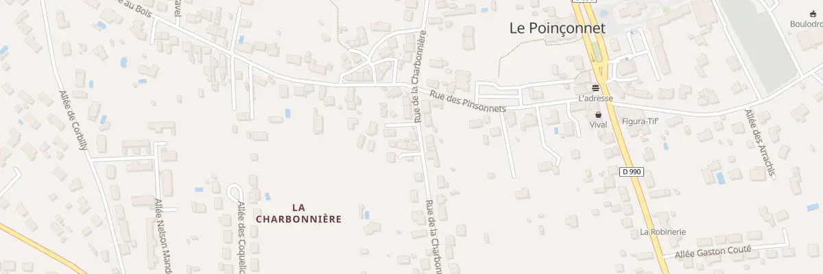 Plan du 19 Rue de la Charbonnière au Poinçonnet
