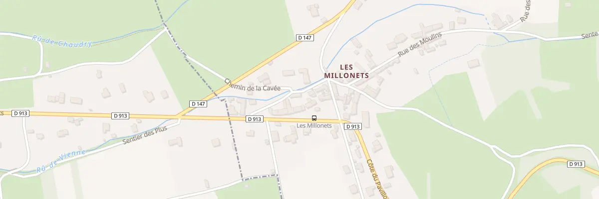 Plan du 4T Rue des Moulins à Vienne-en-Arthies