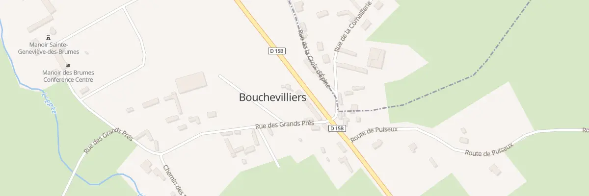Plan du 21 Le Village à Bouchevilliers