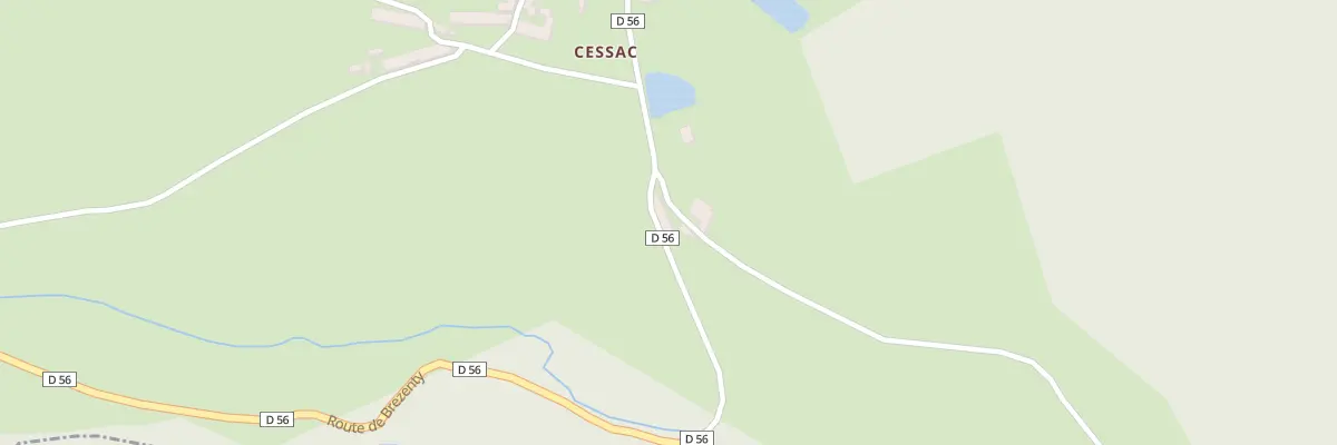 Plan du 5 Cessac à Bussière-Dunoise