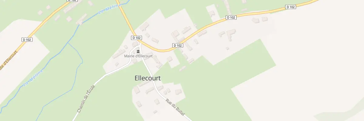 Plan du 5 Rue du Boitel à Ellecourt