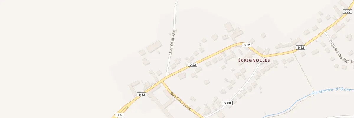 Plan du 26 Rue de Chartres à Écrosnes