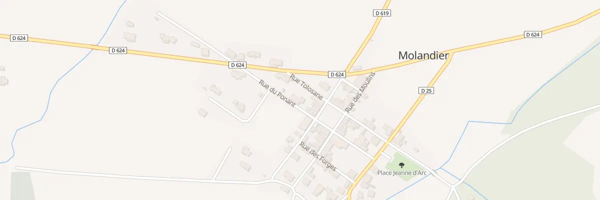 Plan du 4 Rue du Ponant à Molandier
