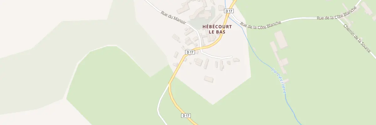 Plan du 3 Rue du Moulin à Hébécourt