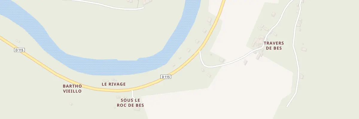 Plan du 2 Imp Plaine de Bès à Penne