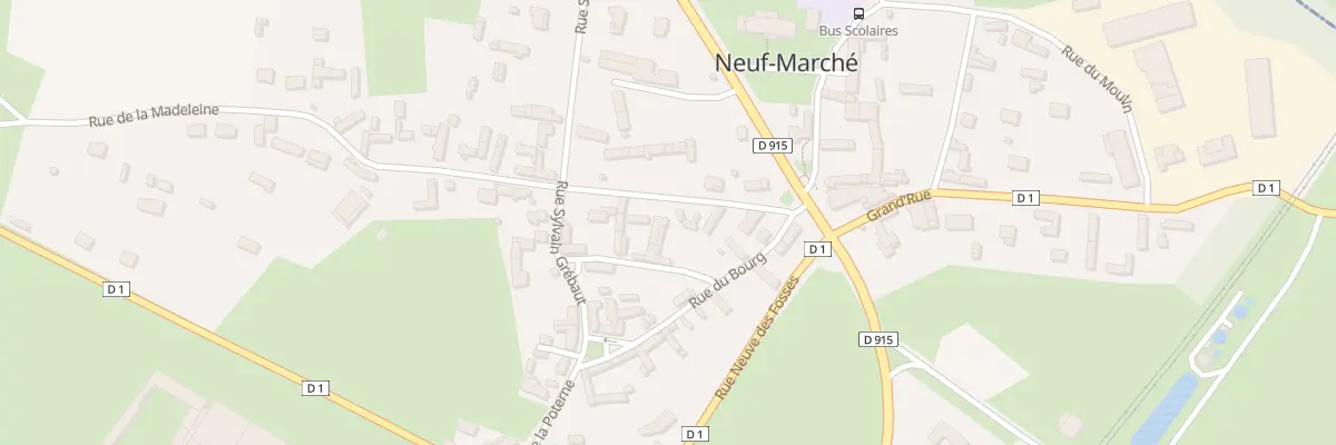 Plan du 7 Rue de la Madeleine à Neuf-Marché