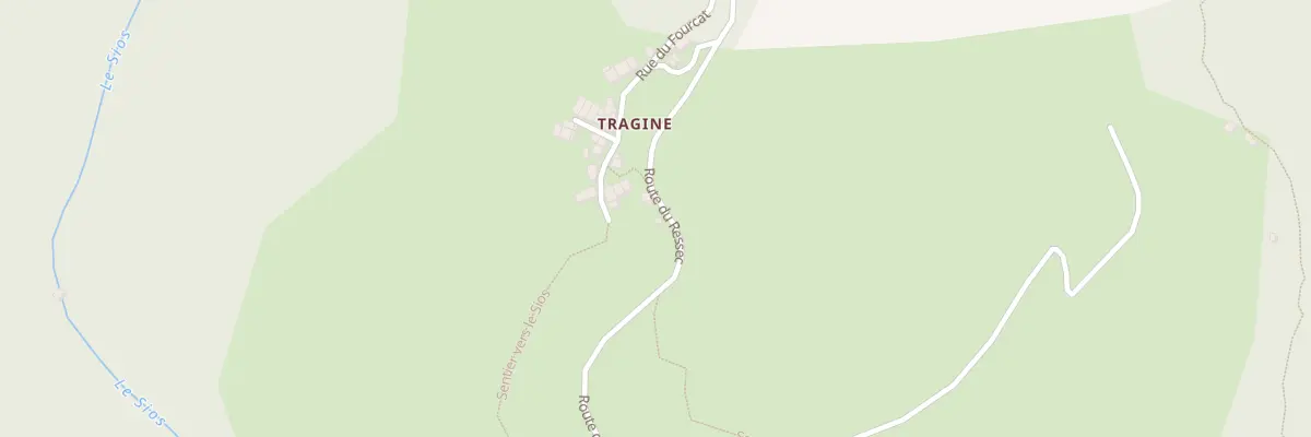 Plan du 108 Tragine à Freychenet