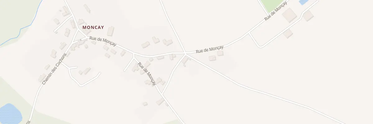 Plan du 72 Rue de monçay à Lailly-en-Val