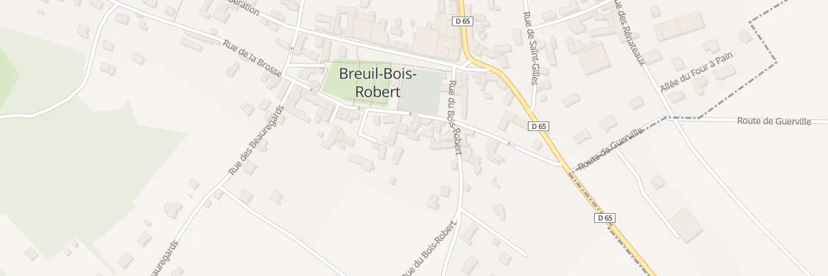 Plan du 7 Rue de la Brosse à Breuil-Bois-Robert