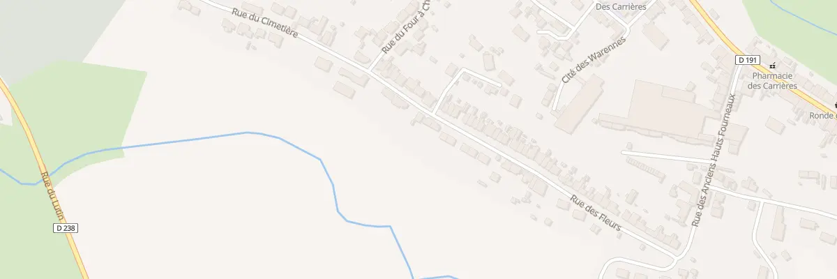 Plan du 2 Rue des Fleurs à Marquise