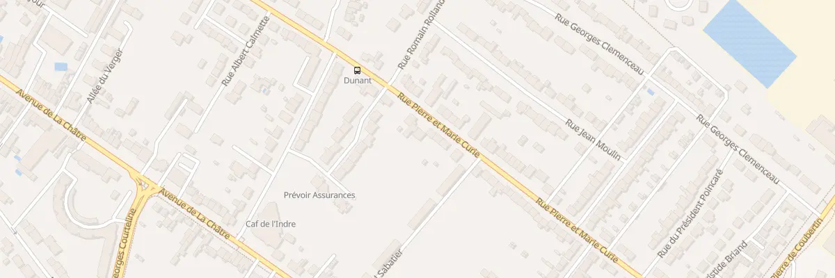 Plan du 110 Rue Pierre et Marie Curie à Châteauroux