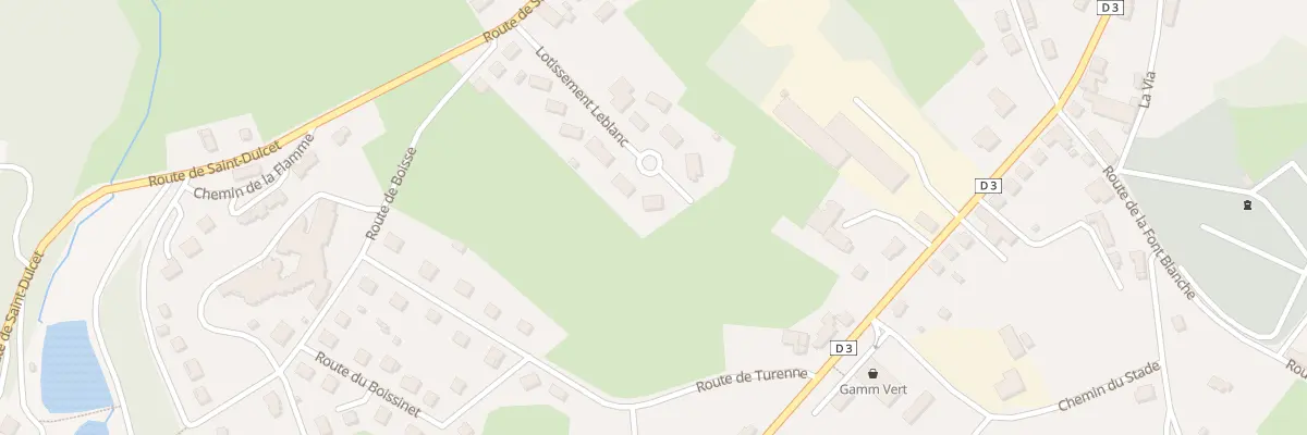Plan du 12 Au Champ de Boisse à Chamberet