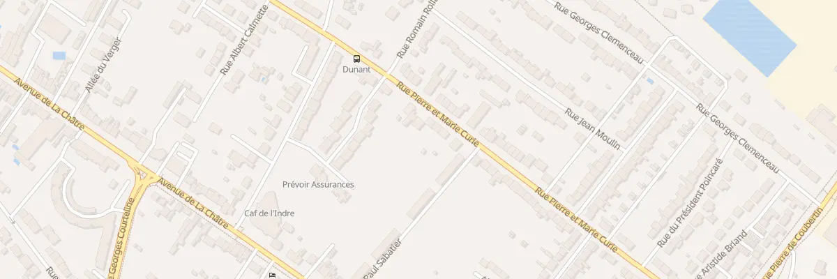 Plan du 112 Rue Pierre et Marie Curie à Châteauroux