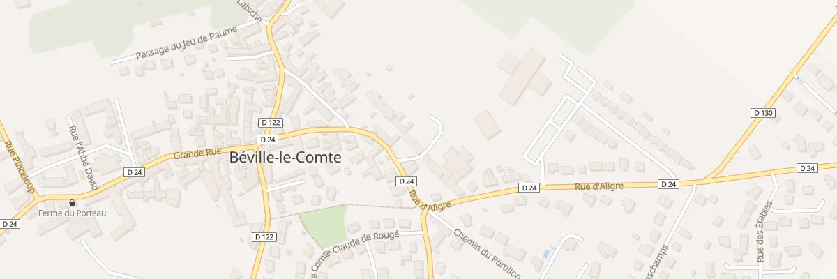 Plan du 17 Rue d’Aligre à Béville-le-Comte