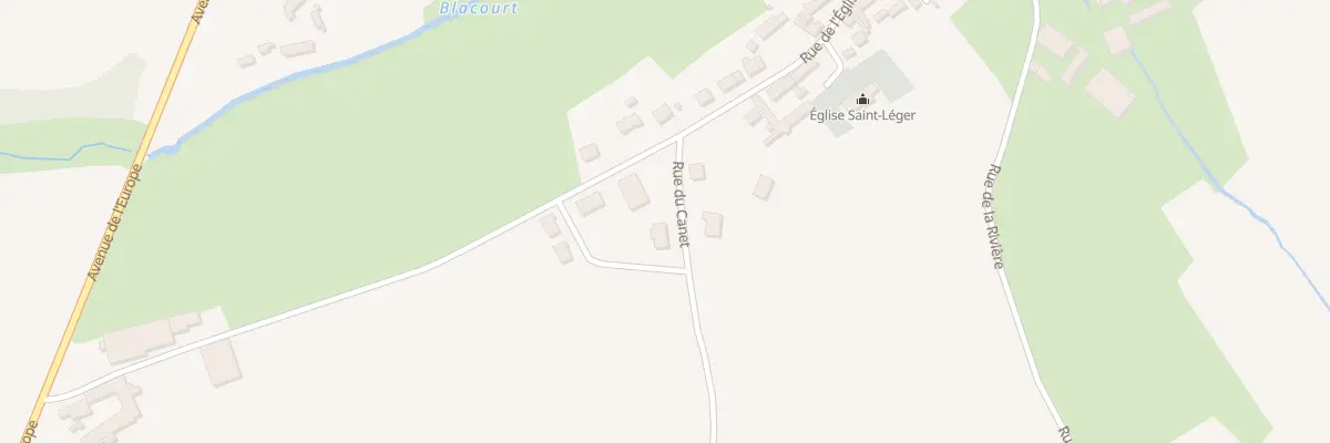 Plan du 2 Rue du Canet à Leulinghen-Bernes