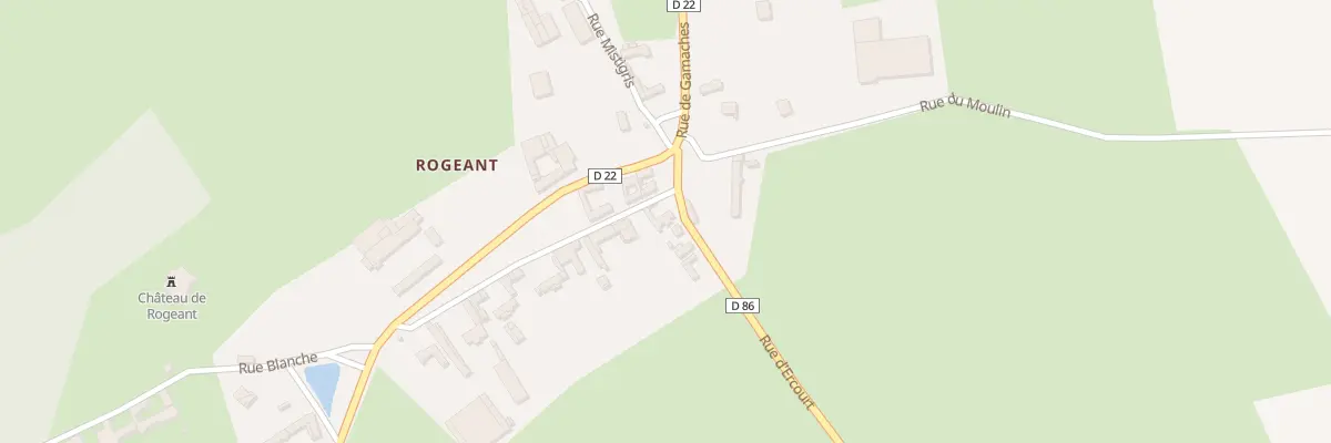 Plan du 1 Rue du Bas de Rogeant à Tœufles