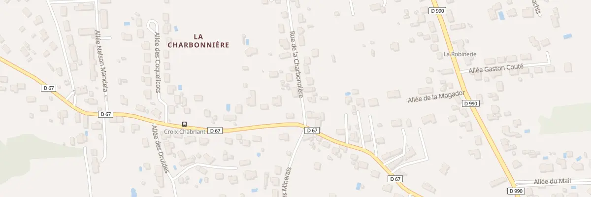 Plan du 3 Rue de la Charbonnière au Poinçonnet