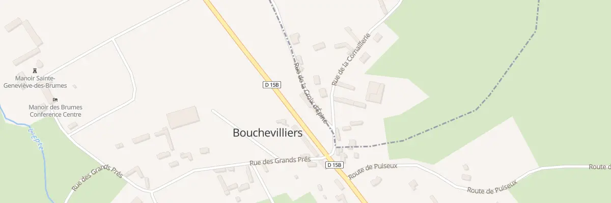 Plan du 22 Le Village à Bouchevilliers