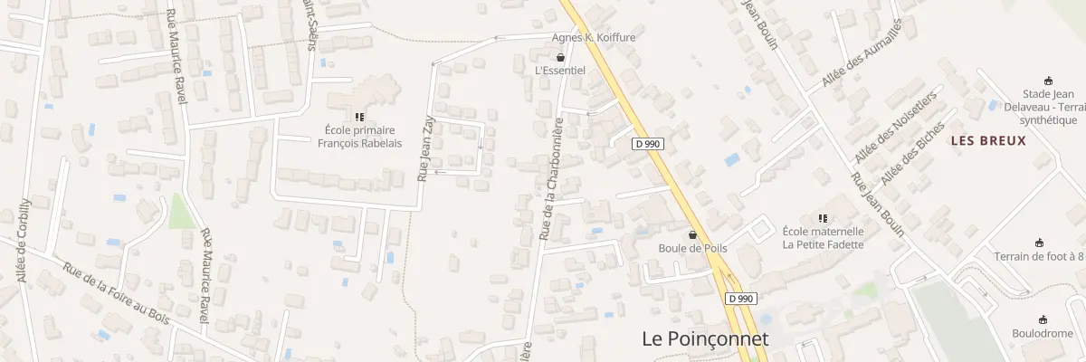 Plan du 51 Rue de la Charbonnière au Poinçonnet