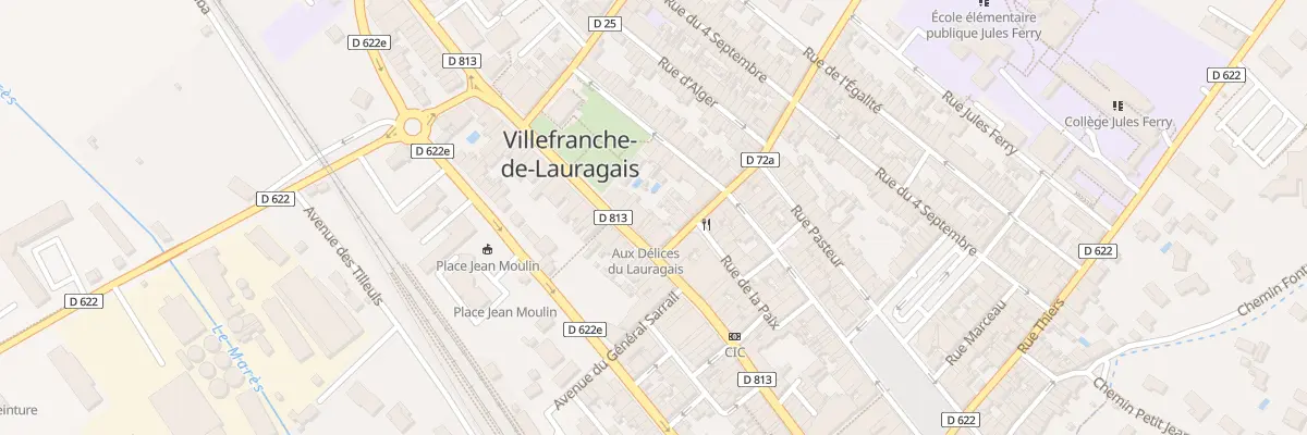 Plan du 118 Rue de la République à Villefranche-de-Lauragais