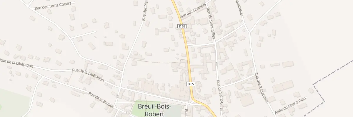 Plan du 13 Rte de Mantes à Breuil-Bois-Robert