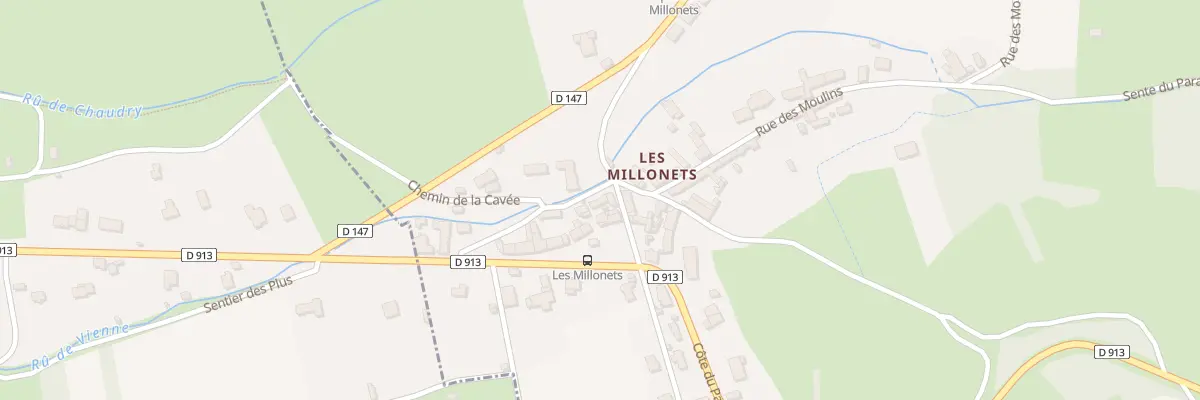 Plan du 10 Rue des Moulins à Vienne-en-Arthies