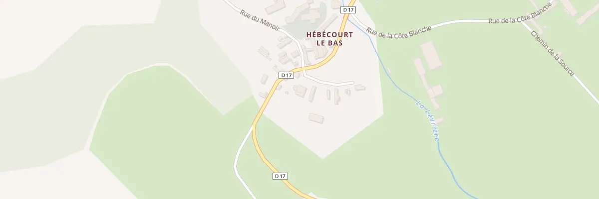 Plan du 2 Rue du Vieux Colombier à Hébécourt