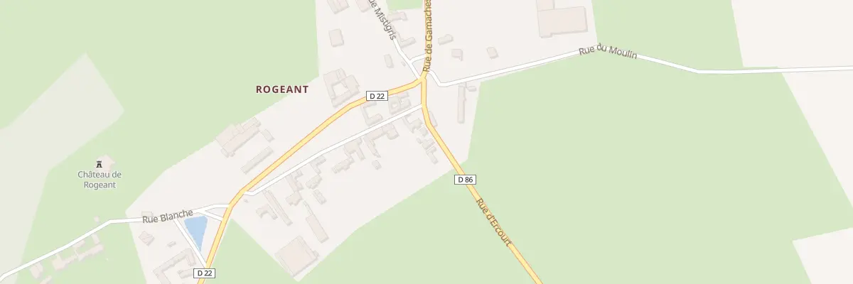 Plan du 2 Rue d’Ercourt à Tœufles