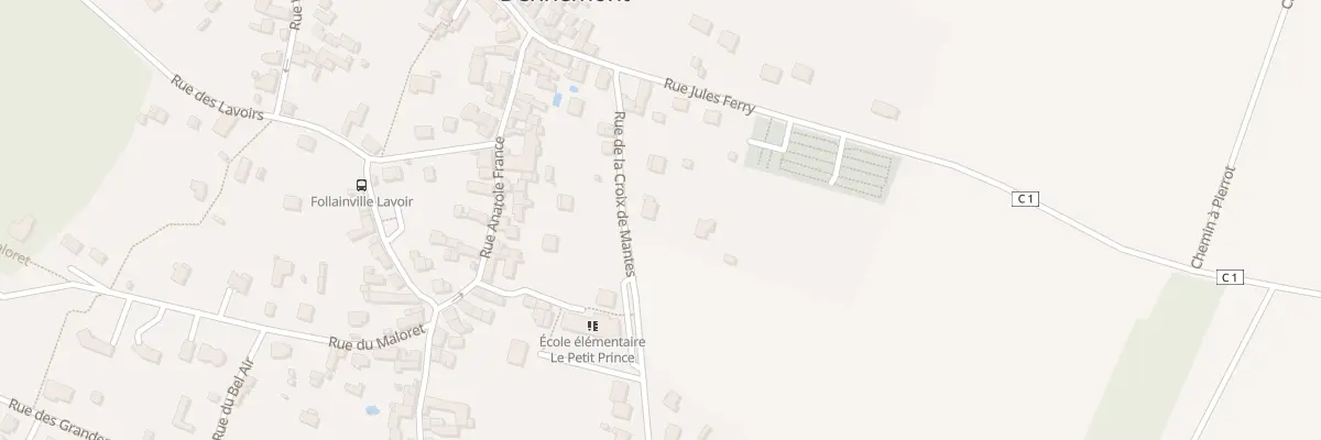 Plan du 11 Rue de la Croix de Mantes à Follainville-Dennemont