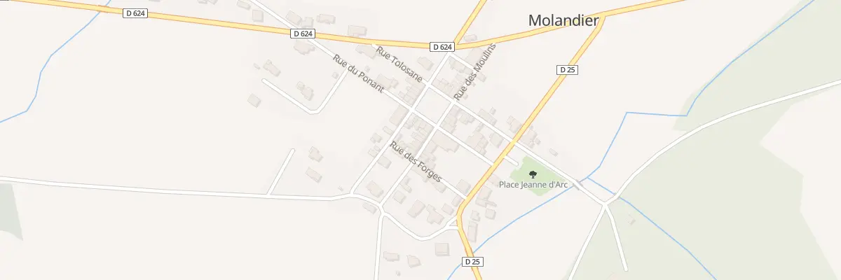 Plan du 9 Rue des Clarisses à Molandier