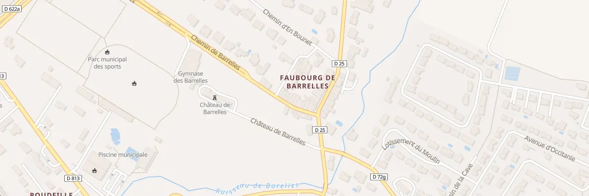 Plan du 36 Che de Barrelles à Villefranche-de-Lauragais