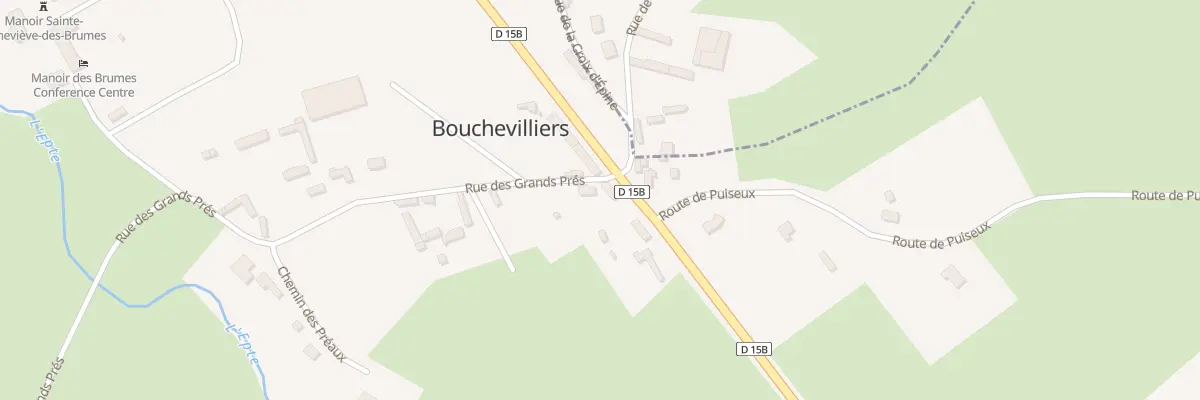Plan du 25 Le Village à Bouchevilliers