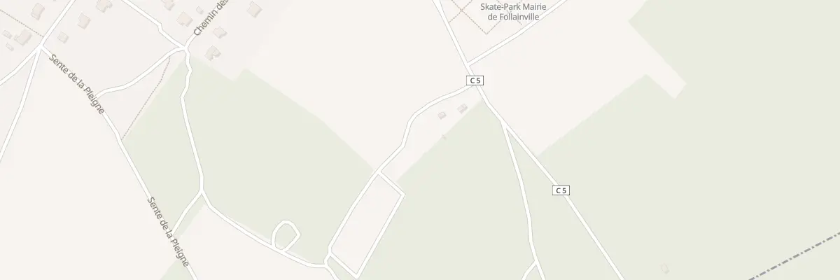 Plan du 5 La Croix de Mantes à Follainville-Dennemont